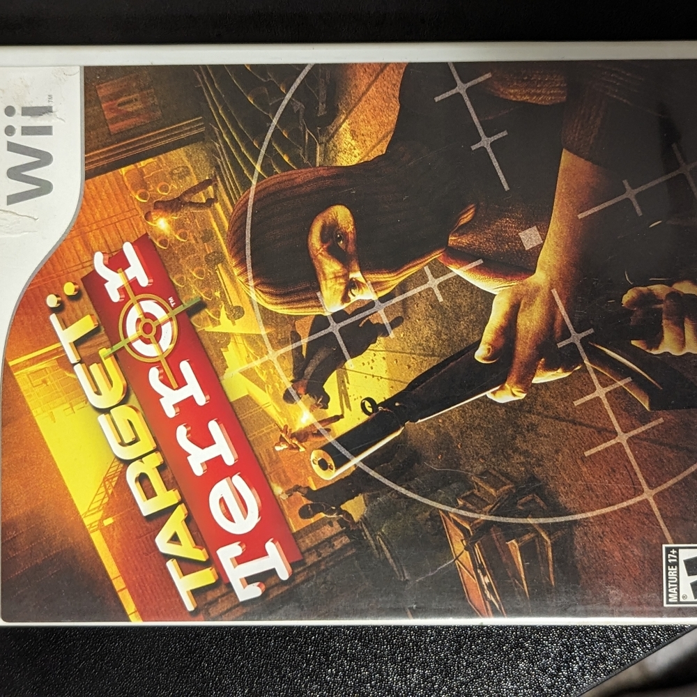Target Terror Nintendo Wii VERY HARD TO FIND Rated M for Mature Wii game! CIB